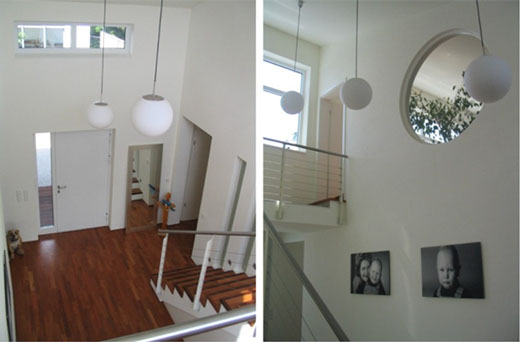 Neubau Wohnhaus Neustadt Empfang