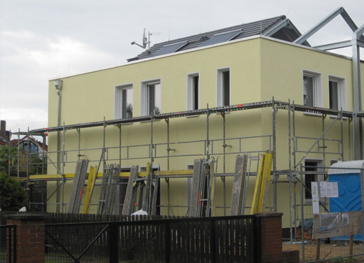 Neubau Therapeutische Einrichtung in Hannover Doehren Seitenansicht-Bau