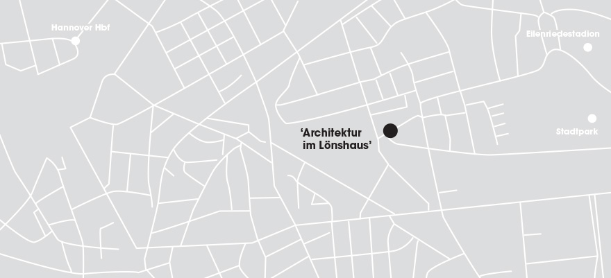 Krogmann und Knies, Krogmann+Knies sind umgezogen, stilisierte Karte neue Adresse