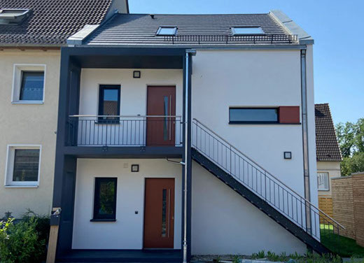 Neubau Niedrigenergiehaus Hannover Seelhorster Garten Suedost